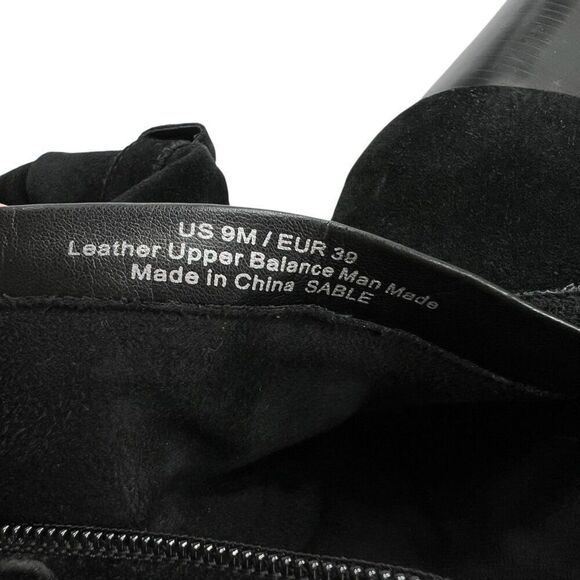 Sam Edelman Women's Sable Over-The-Knee Suede Heeled Boots Black Size 9 - Picture 4 of 11